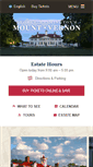 Mobile Screenshot of mountvernon.org